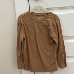Old Navy Kids Brown Long Sleeve Shirt
